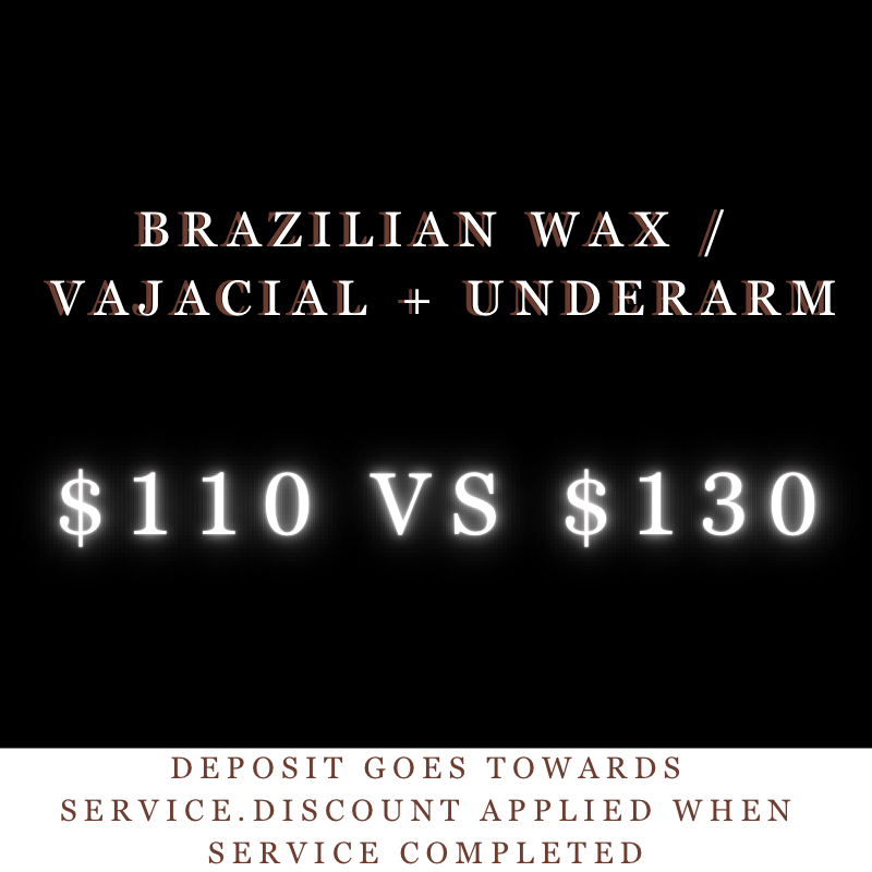 Content Participation- Brazilian / Vajacial + Underarm Wax (15% Off)