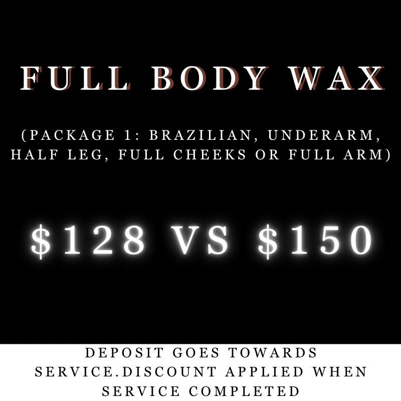 Content Participation- Full Body Wax 1 (15% Off)