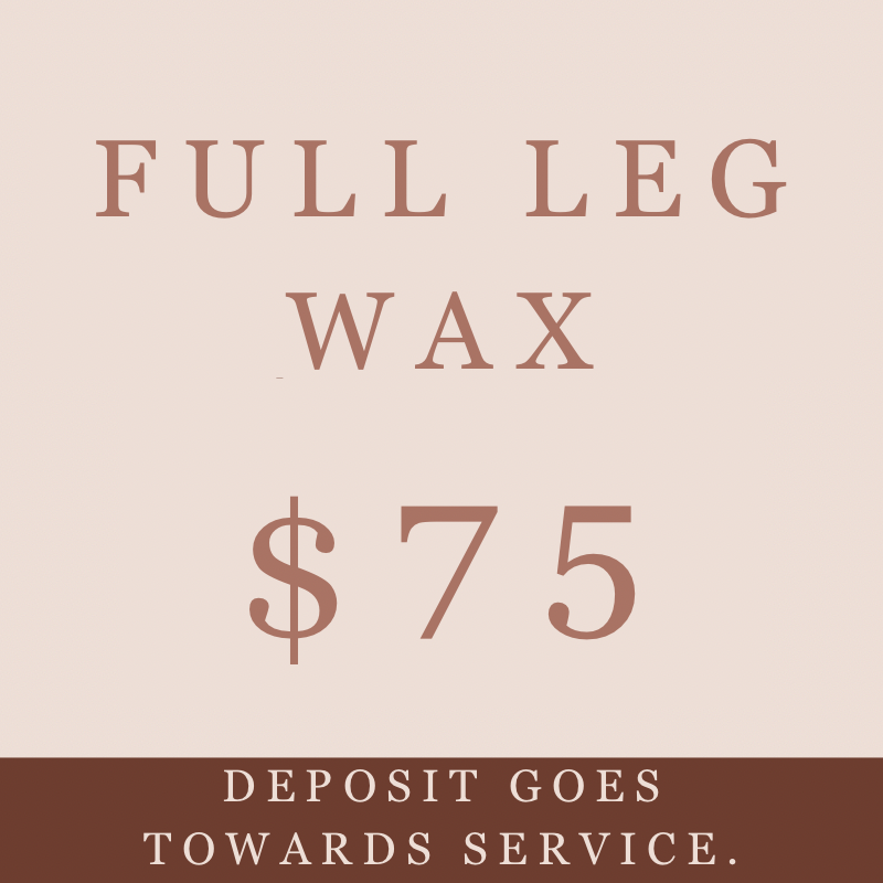 Full leg wax