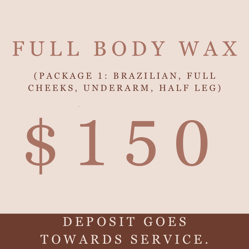 *PACKAGE 1* Full body wax