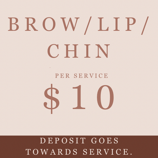 Brow, Lip or Chin wax