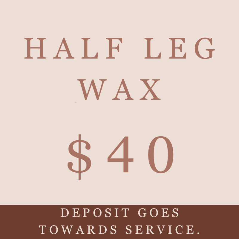 Half leg wax