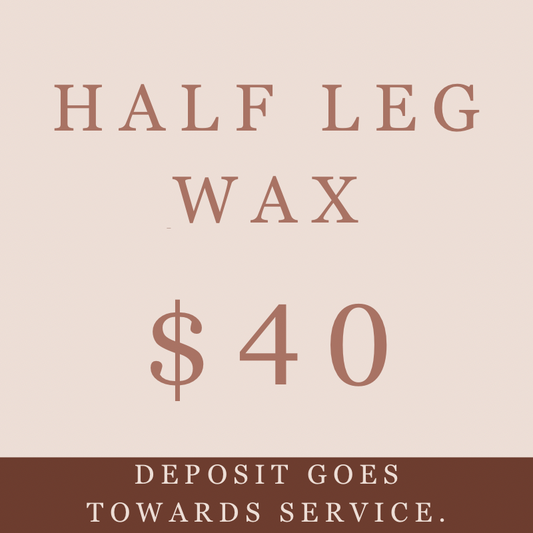 Half leg wax