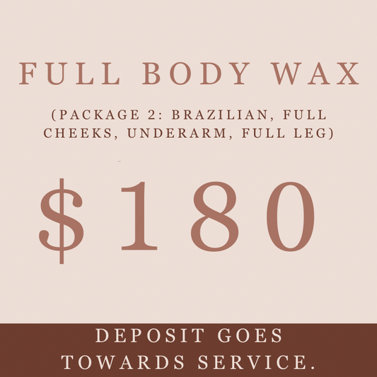 *PACKAGE 2* Full body wax