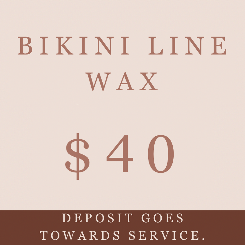 Bikini line wax (only)