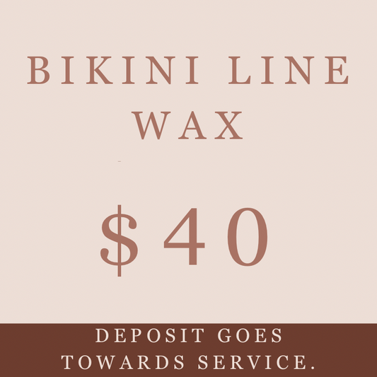 Bikini line wax (only)