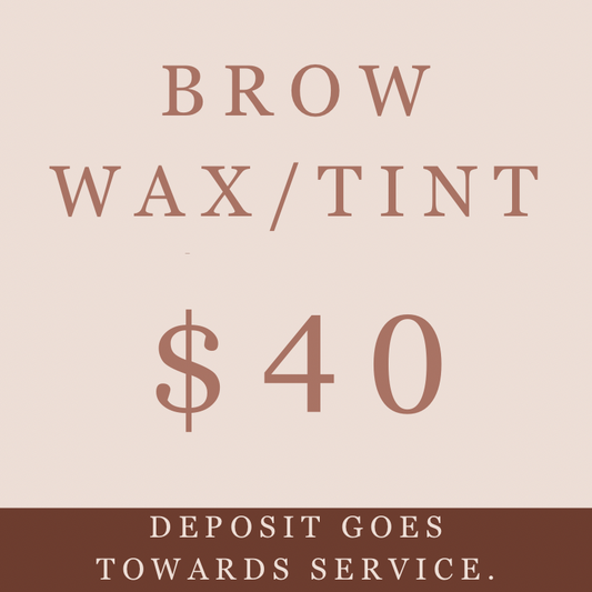 Brow wax & Tint