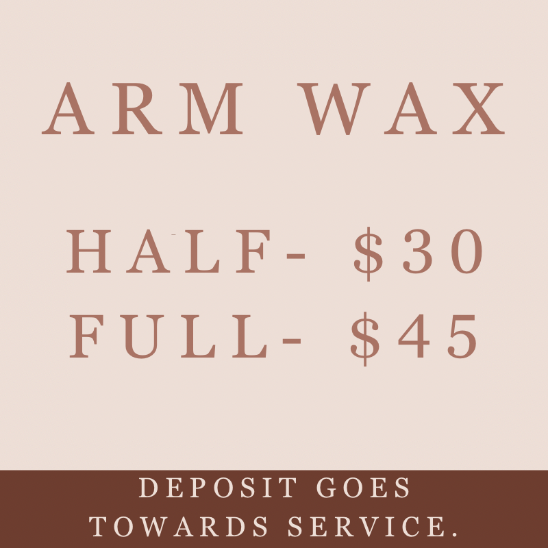 Arm wax