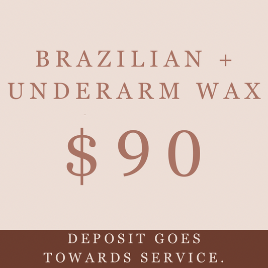 Brazilian + Underarm (scroll for more times available)