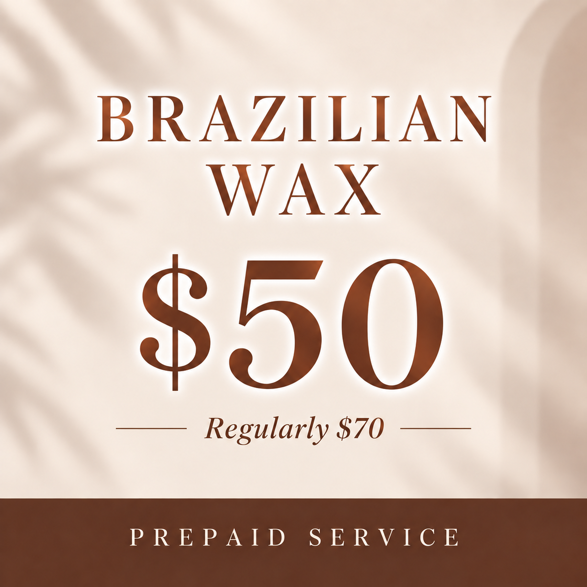 1000th Booking Special (Brazilian wax) with free underarm