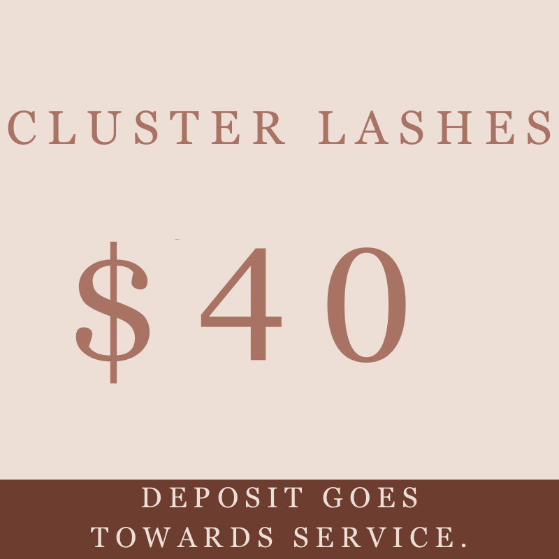 Cluster lashes (scroll for more times available)