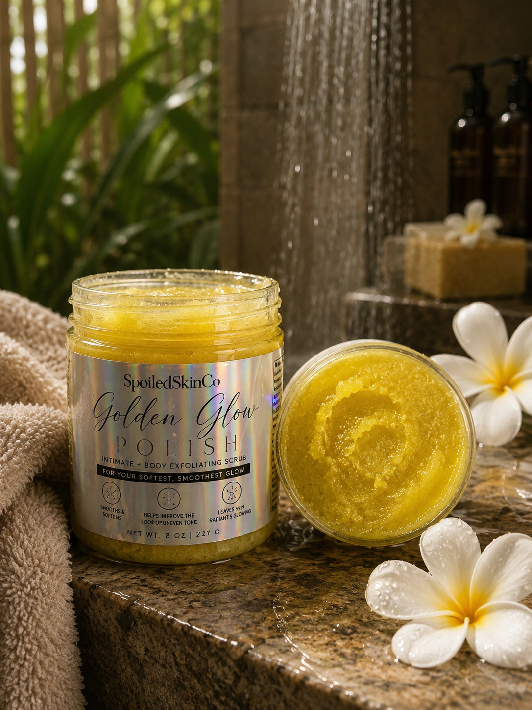 Golden Glow Polish | Intimate + Body Exfoliating Scrub